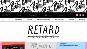 What Retard-magazine.com website looked like in 2017 (6 years ago)