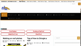 What Roofgenius.com website looked like in 2017 (6 years ago)