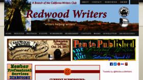What Redwoodwriters.org website looked like in 2017 (6 years ago)