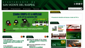 What Raspeig.es website looked like in 2017 (6 years ago)