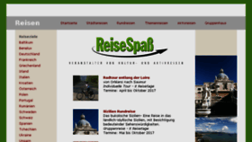 What Reise-spass.de website looked like in 2017 (6 years ago)