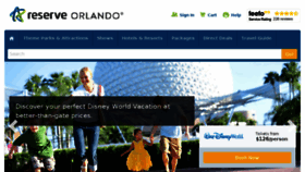 What Reserveorlando.com website looked like in 2017 (6 years ago)