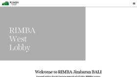 What Rimbajimbaran.com website looked like in 2017 (6 years ago)