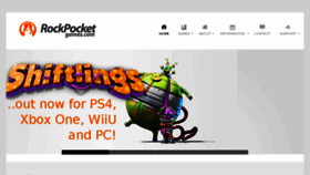 What Rockpocketgames.com website looked like in 2017 (6 years ago)