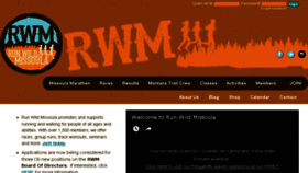 What Runwildmissoula.org website looked like in 2017 (6 years ago)