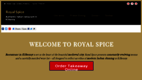 What Royalspice.ie website looked like in 2017 (6 years ago)