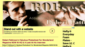 What Robsessedpattinson.com website looked like in 2017 (6 years ago)