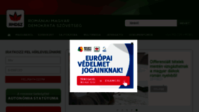 What Rmdsz.ro website looked like in 2017 (8 years ago)