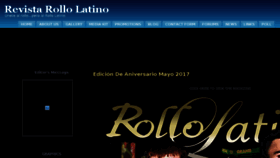 What Rollolatino.com website looked like in 2017 (6 years ago)