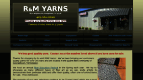 What Rmyarns.com website looked like in 2017 (6 years ago)
