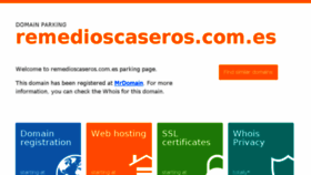 What Remedioscaseros.com.es website looked like in 2017 (6 years ago)