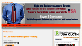 What Retailbuyersusa.com website looked like in 2017 (6 years ago)