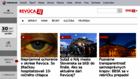 What Revuca24.sk website looked like in 2017 (6 years ago)