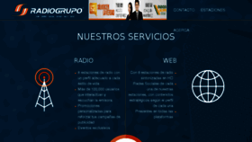 What Radiogrupo.com website looked like in 2017 (6 years ago)