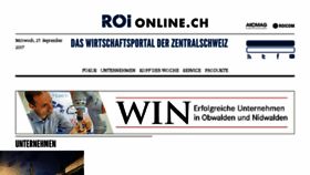 What Roi-online.ch website looked like in 2017 (6 years ago)