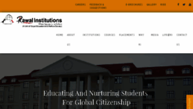 What Rawalinstitutions.com website looked like in 2017 (6 years ago)
