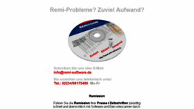What Remi-software.de website looked like in 2017 (6 years ago)