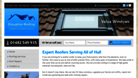 What Rooferhull.co.uk website looked like in 2017 (6 years ago)