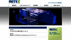 What Rotexjapan.com website looked like in 2017 (6 years ago)
