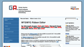 What Ribboncreator2013.com website looked like in 2017 (6 years ago)