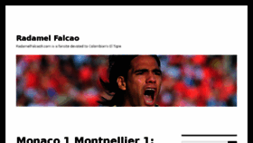 What Radamelfalcao9.com website looked like in 2017 (6 years ago)