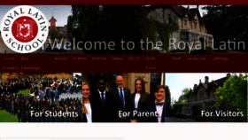 What Royallatin.org website looked like in 2017 (6 years ago)