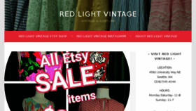 What Redlightvintage.com website looked like in 2017 (6 years ago)
