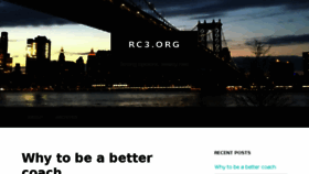 What Rc3.org website looked like in 2017 (6 years ago)