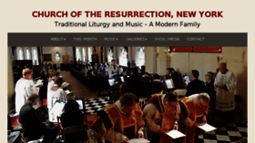 What Resurrectionnyc.org website looked like in 2017 (6 years ago)
