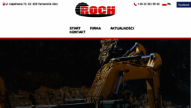 What Roch.pl website looked like in 2017 (6 years ago)