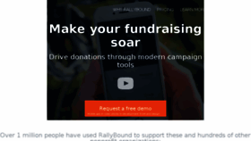 What Rallybound.org website looked like in 2017 (6 years ago)