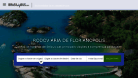 What Rodoviariadeflorianopolis.com website looked like in 2017 (6 years ago)