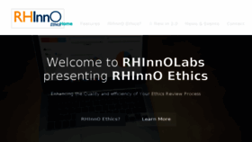 What Rhinnolabs.com website looked like in 2017 (6 years ago)
