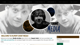 What Rupertgrintmedia.com website looked like in 2017 (6 years ago)