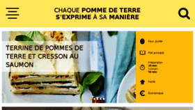 What Recette-pomme-de-terre.com website looked like in 2017 (6 years ago)