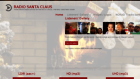 What Radiosantaclaus.com website looked like in 2017 (6 years ago)