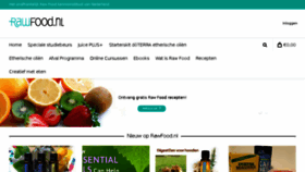 What Rawfood.nl website looked like in 2017 (6 years ago)