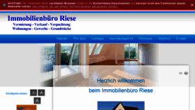 What Riese-immobilien.de website looked like in 2017 (6 years ago)