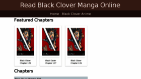 What Readblackclover.com website looked like in 2017 (6 years ago)