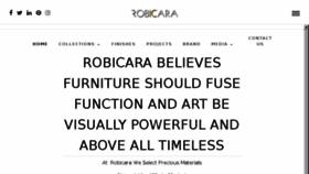 What Robicara.com website looked like in 2017 (6 years ago)