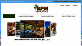 What Rpmrealestatecr.com website looked like in 2017 (6 years ago)