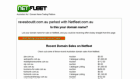 What Raveaboutit.com.au website looked like in 2017 (6 years ago)