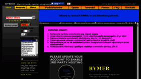 What Rymer.org website looked like in 2017 (6 years ago)