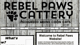 What Rebelpawscattery.com website looked like in 2017 (6 years ago)