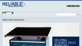What Reliablescientific.com website looked like in 2017 (6 years ago)