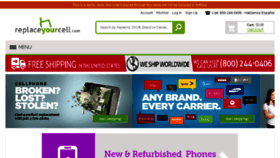 What Replaceyourcell.com website looked like in 2017 (6 years ago)