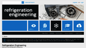 What Refrigeration.engineering website looked like in 2017 (6 years ago)