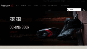What Reebok.com website looked like in 2017 (7 years ago)