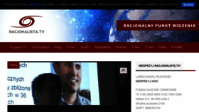 What Racjonalista.tv website looked like in 2017 (6 years ago)