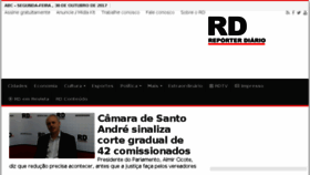 What Reporterdiario.com.br website looked like in 2017 (6 years ago)